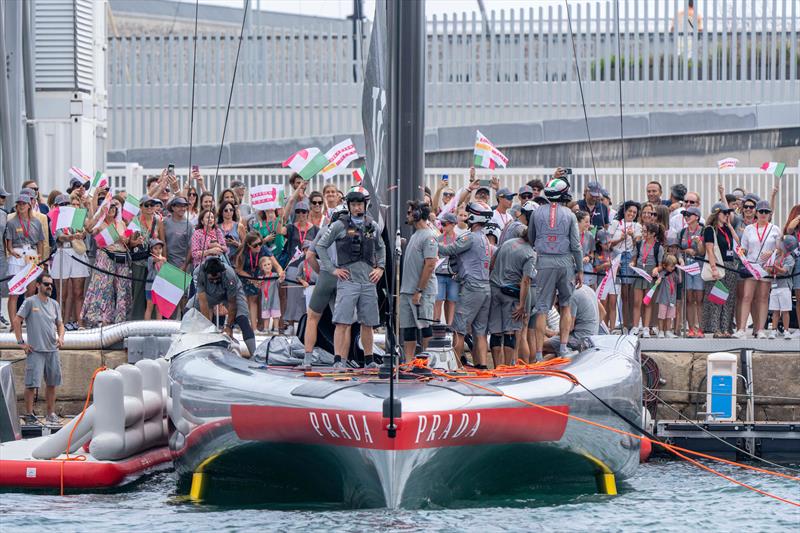 Luna Rossa Prada Pirelli -  AC75  - Louis Vuitton Preliminary Event - Day 1 - Barcelona - August 22, 2024 - photo © Ian Roman / America's Cup