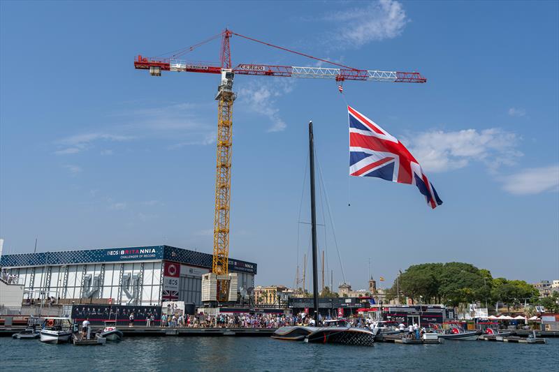 INEOS Britannia leave their base - Race Day 3 of the Louis Vuitton Preliminary Regatta - August 24, 2024 - photo © Ian Roman / America's Cup