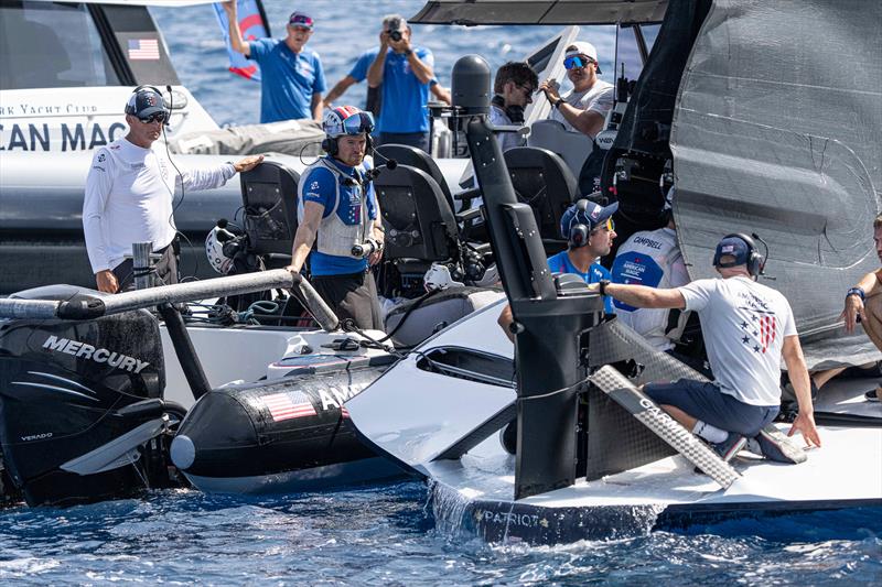 American Magic - Race Day 3 - Louis Vuitton Preliminary Regatta - Barcelona - August 24, 2024 - photo © Ian Roman / America's Cup