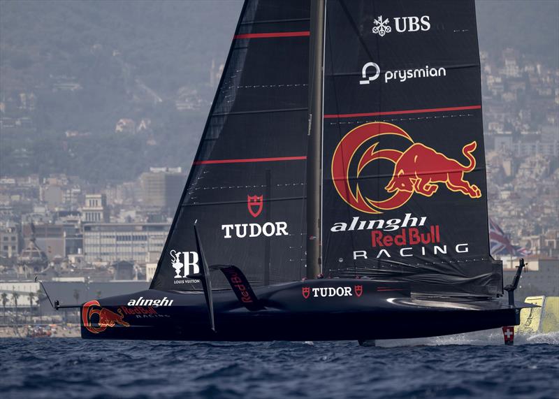 Alinghi Red Bull Racing on Louis Vuitton Preliminary Regatta Barcelona Day 3 - August 24th 2024 - photo © David Maynard / www.alleycatphotographer.com