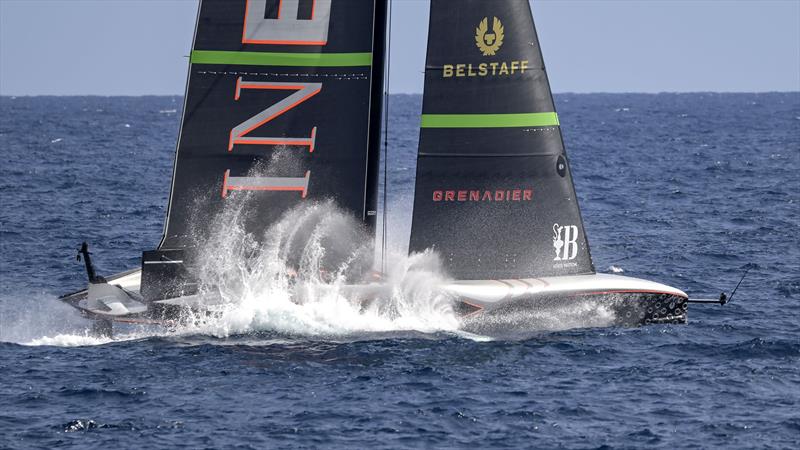 INEOS Britannia on Louis Vuitton Preliminary Regatta Barcelona Day 4 - August 25th 2024 - photo © David Maynard / www.alleycatphotographer.com