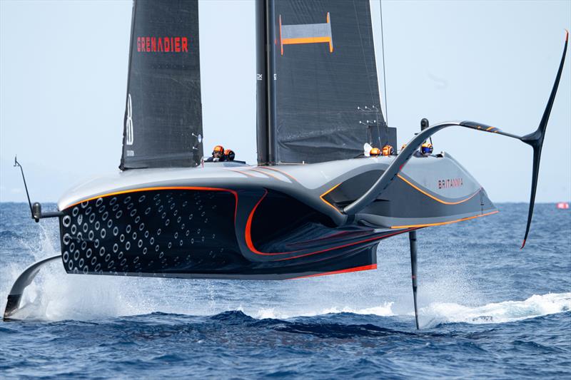 INEOS Britannia on Louis Vuitton Preliminary Regatta Barcelona Day 4 - August 25th 2024 - photo © Ricardo Pinto / America's Cup