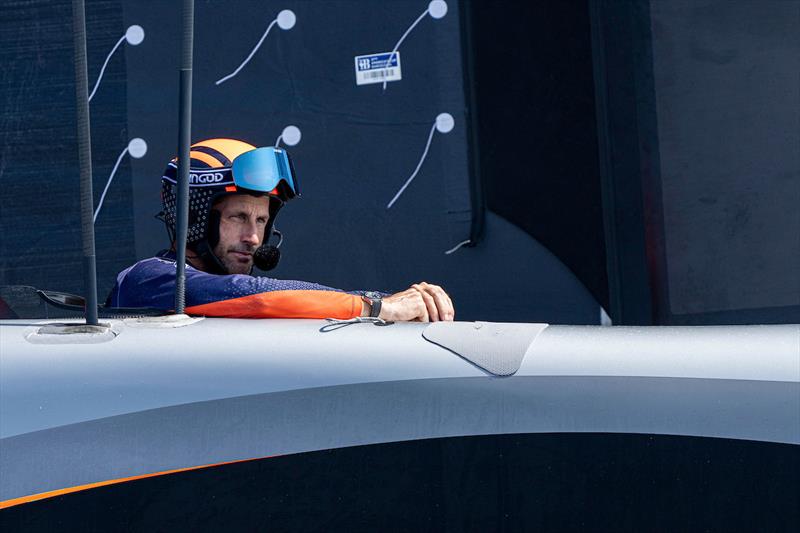 Ben Ainslie during the Louis Vuitton Preliminary Regatta - photo © Ian Roman / America's Cup