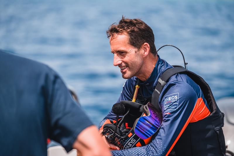 Ben Ainslie said he was pleased to get the point but improvements were still to come - photo © Cameron Gregory / INEOS Britannia