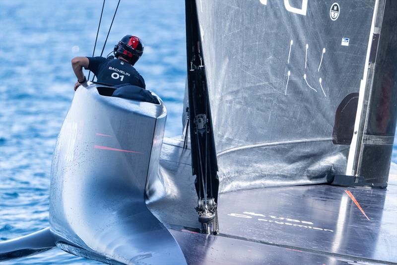 Alinghi Red Bull Racing - Louis Vuitton Cup - Day 2 - Barcelona - August 30, 2024 - photo © Ian Roman / America's Cup