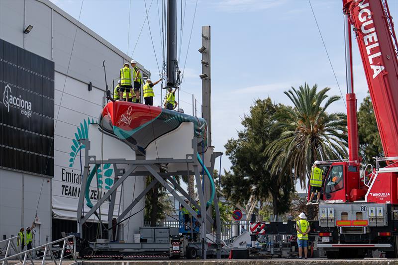 Emirates Team New Zealand - Louis Vuitton Cup - Day 3 - Barcelona - August 31, 2024 - photo © Ian Roman / America's Cup