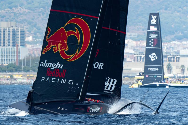 Alinghi Red Bull Racing - Louis Vuitton Cup - Day 3 - Barcelona - August 31, 2024 - photo © Ian Roman / America's Cup