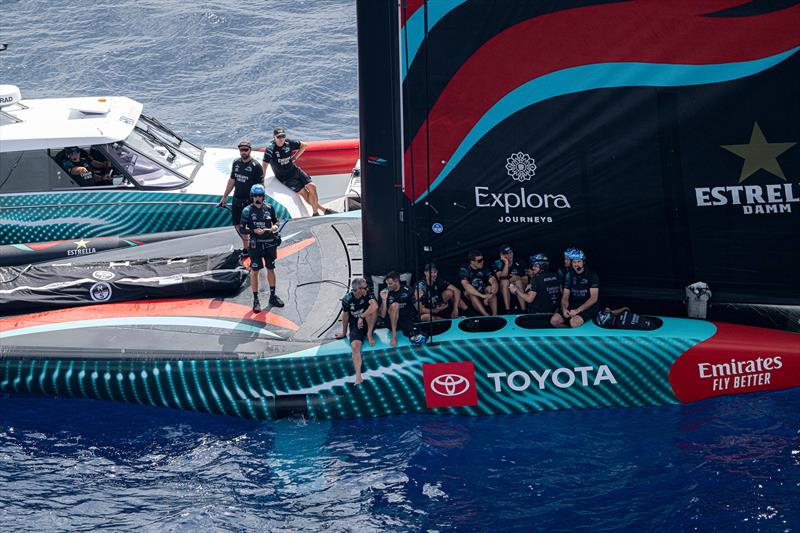 Emirates Team New Zealand - Louis Vuitton Cup - Day 3 - Barcelona - August 31, 2024 - photo © Ian Roman / America's Cup