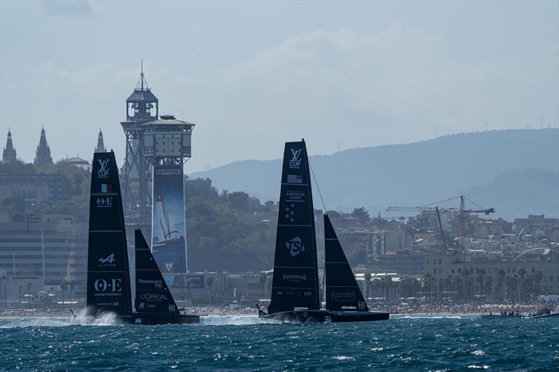 New York Yacht Club American Magic vs. Orient Express Racing Team - photo © Ian Roman / America's Cup