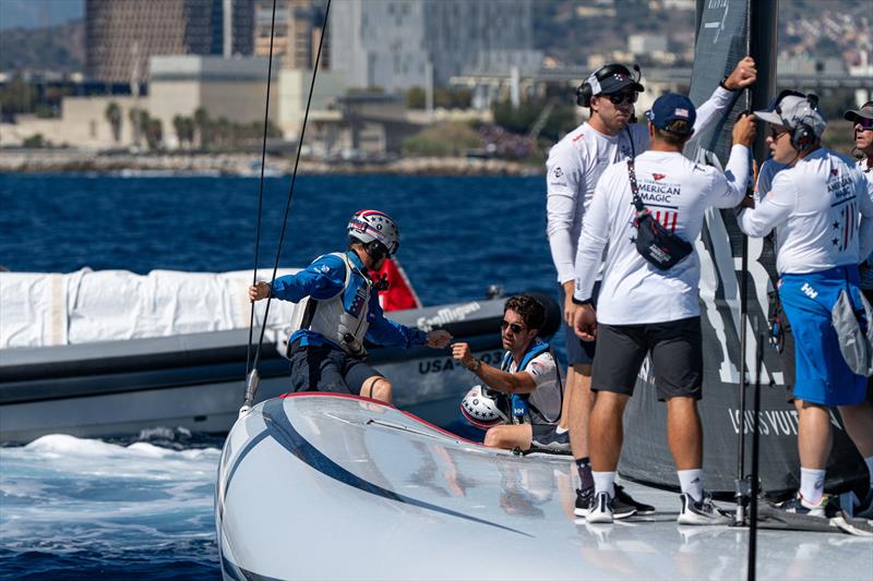 American Magic - Day 1 - Semi-Finals - Louis Vuitton Cup - Day 10 - September 14, 2024 - Barcelona - photo © Ian Roman / America's Cup