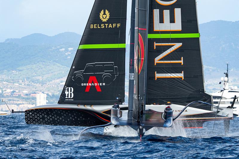 Alinghi Red Bull Racing vs. INEOS Britannia on Louis Vuitton Cup Semi-Finals Day 4 - 18th September 2024 - photo © Ian Roman / America's Cup