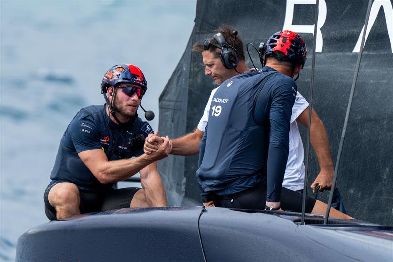 INEOS Britannia vs. Alinghi Red Bull Racing on Louis Vuitton Cup Semi-Finals Day 4 - 18th September 2024 - photo © Ian Roman / America's Cup