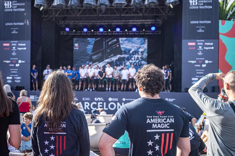 New York Yacht Club American Magic reach the end of their America's Cup campaign - photo © Ivo Rovira / America's Cup