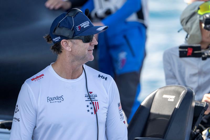 Tom Burnham, team coach for New York Yacht Club American Magic - photo © Ivo Rovira / America's Cup