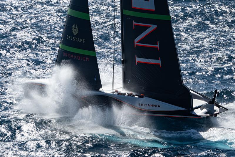 Luna Rossa Prada Pirelli vs. INEOS Britannia on Louis Vuitton Cup Final Race Day 1 - September 26, 2024 - photo © Ricardo Pinto / America's Cup