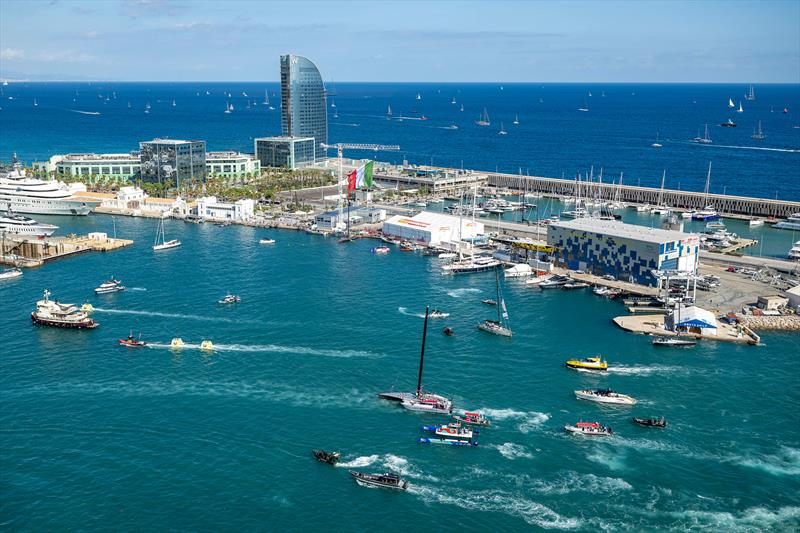 Port Vell - Louis Vuitton Cup - Final - Race Day 7 - October 4, 2024 - photo © Ricardo Pinto / America's Cup