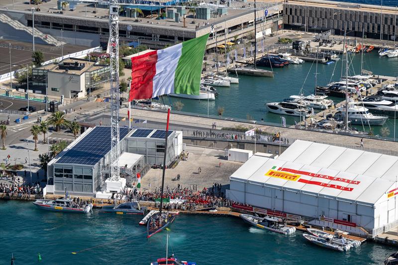 Luna Rossa Prada Pirelli base in Barcelona - photo © Ricardo Pinto / America's Cup