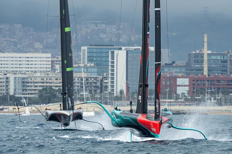 Louis Vuitton 37th America's Cup Race 1 - October 12, 2024 - photo © Ian Roman / America's Cup