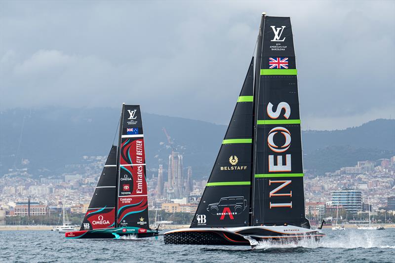 Louis Vuitton 37th America's Cup Race 1 - October 12, 2024 - photo © Ian Roman / America's Cup