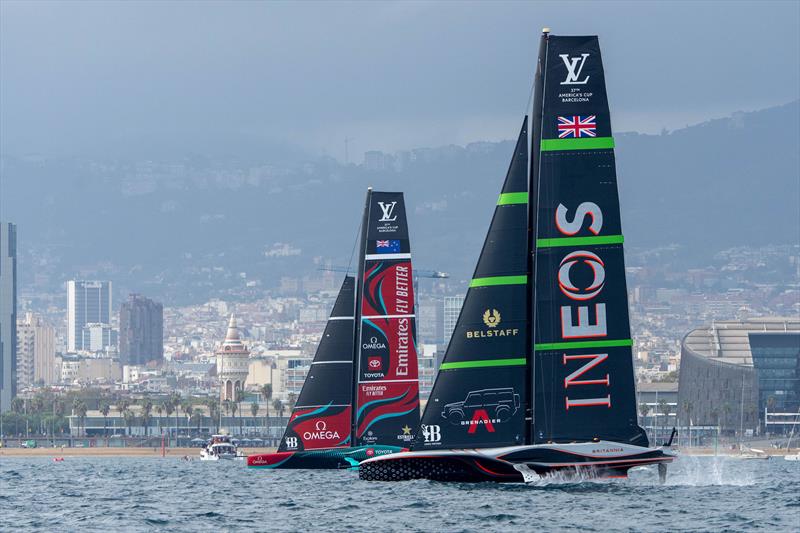 Louis Vuitton 37th America's Cup Race 1 - October 12, 2024 - photo © Ian Roman / America's Cup