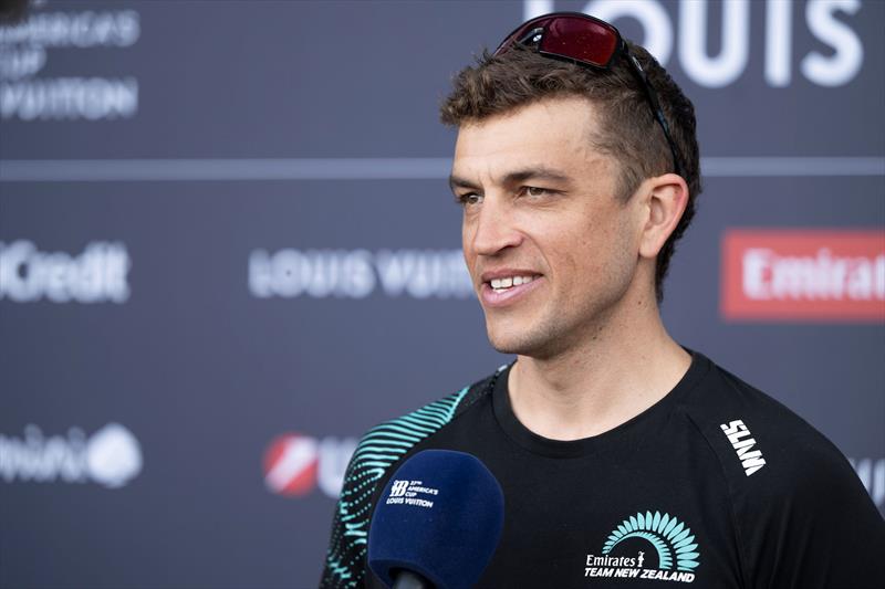 Louis Vuitton 37th America's Cup - Andy Maloney, starboard trimmer on ‘Taihoro' - October 12, 2024 - photo © Ricardo Pinto / America's Cup