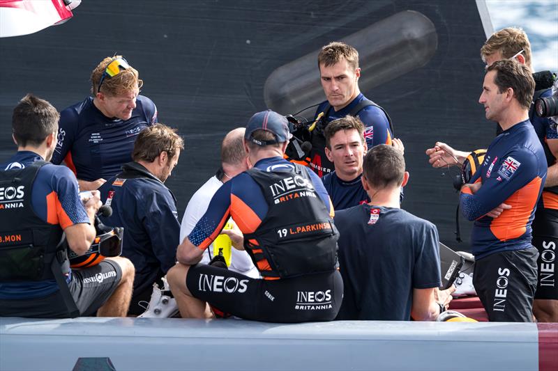 INEOS Britannia after Louis Vuitton 37th America's Cup Race 3 - October 13, 2024 - photo © Ricardo Pinto / America's Cup