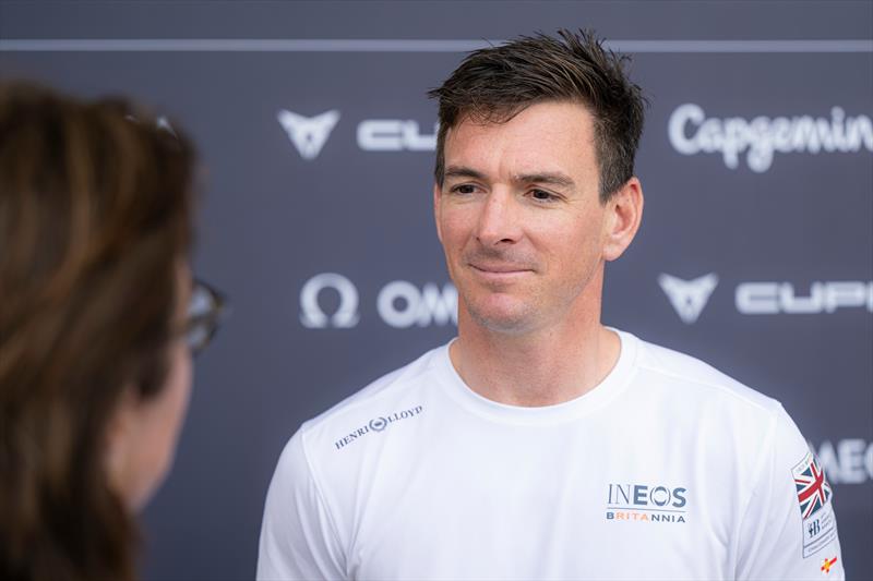 INEOS Britannia Co-Helm Dylan Fletcher said the team was `confident` they could beat the Kiwis after Louis Vuitton 37th America's Cup Race 4 - October 14, 2024 - photo © Ricardo Pinto / America's Cup