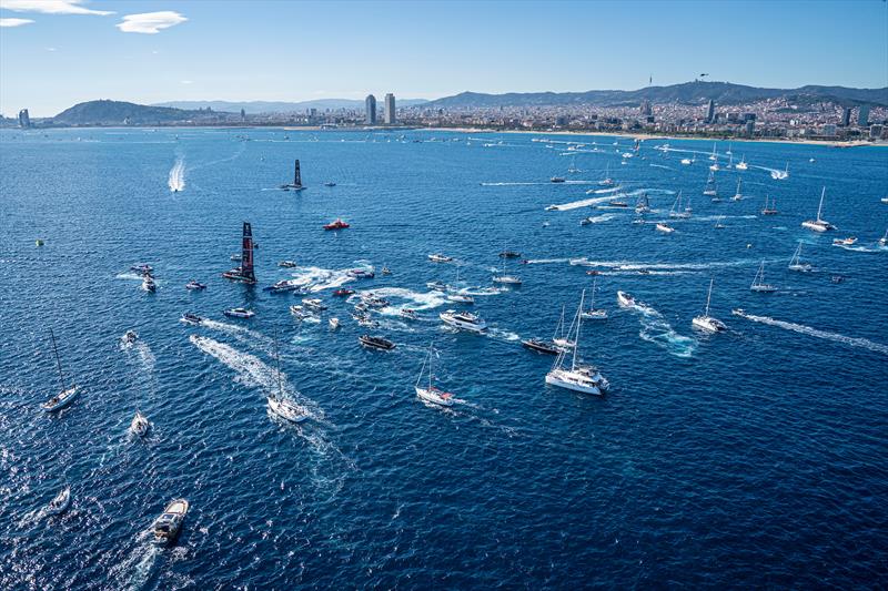 Emirates Team New Zealand win the Louis Vuitton 37th America's Cup Barcelona - photo © Ian Roman / America's Cup