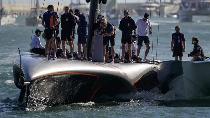 INEOS Britannia entering the Port of Barcelona after the Louis Vuitton 37th America's Cup - photo © David Maynard / www.alleycatphotographer.com