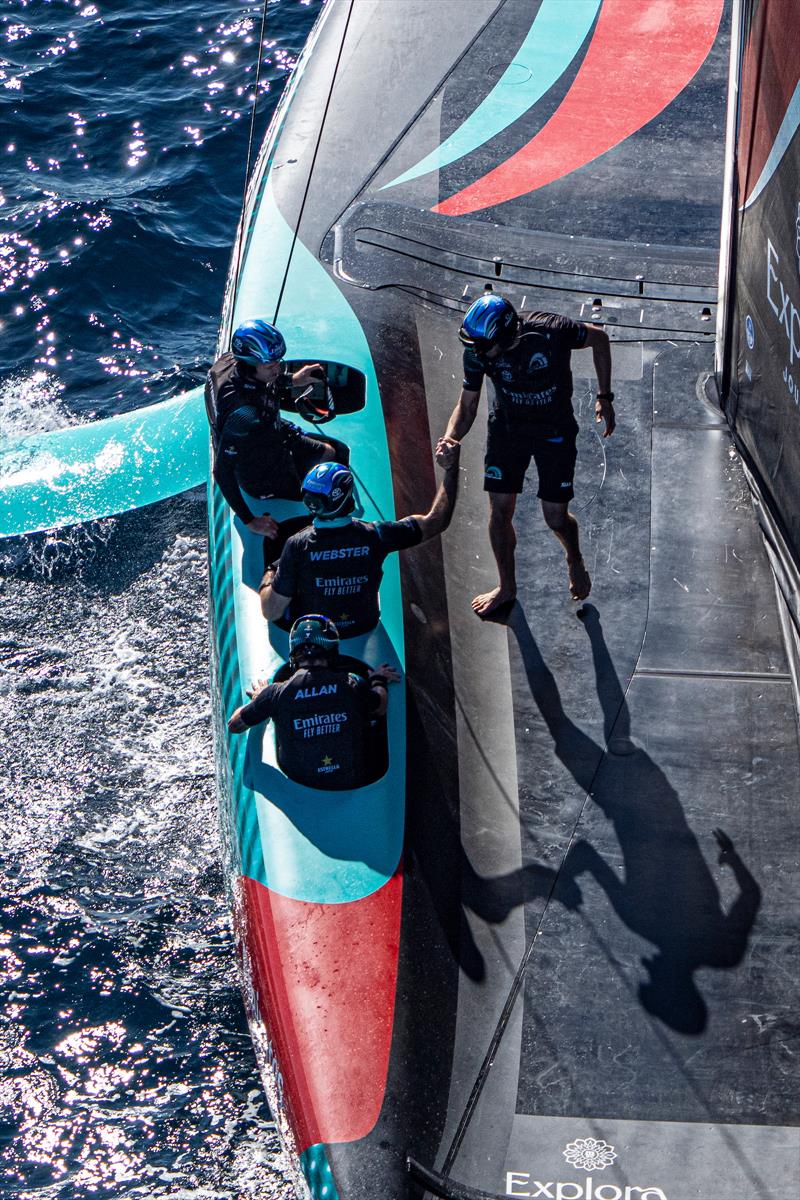 Emirates Team New Zealand win the Louis Vuitton 37th America's Cup Barcelona - photo © Ian Roman / America's Cup