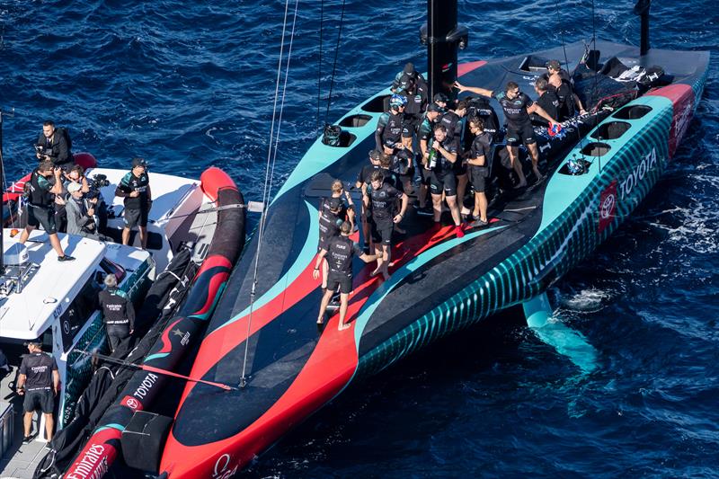 Emirates Team New Zealand win the Louis Vuitton 37th America's Cup Barcelona - photo © Ian Roman / America's Cup