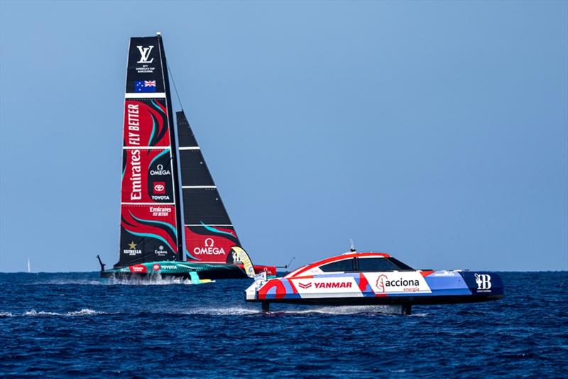 The next America's Cup is expected to expand the existing programs a modified AC75 and Hydro-chase boats - photo © Ricardo Pinto / America's Cup