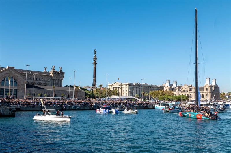 Emirates Team New Zealand returns to base after defending the 37th America's Cup - Barcelona - Oct 19, 2024 - photo © Ana Ponce / America's Cup