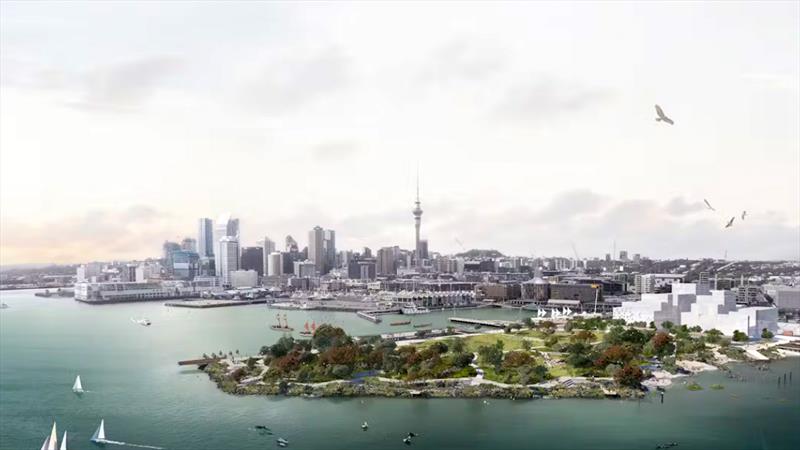 Concept plan for Wynyard Point redevelopment showing apartments and office blocks where the AC2021 team Bases were located photo copyright Auckland Council taken at Royal New Zealand Yacht Squadron and featuring the ACC class