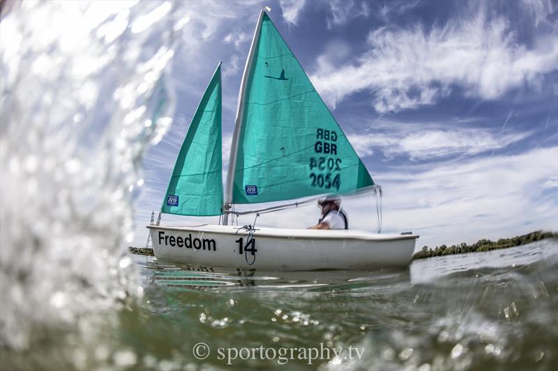 Access TT at Burghfield photo copyright Alex Irwin / www.sportography.tv taken at Burghfield Sailing Club and featuring the Hansa class