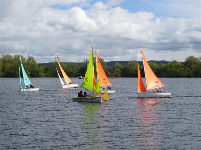 Hansa Class UK Traveller Trophy Series Round 1 at Frampton on Severn photo copyright Ken Elsey taken at Frampton on Severn Sailing Club and featuring the Hansa class