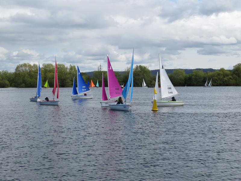 Hansa Class UK Traveller Trophy Series Round 1 at Frampton on Severn photo copyright Ken Elsey taken at Frampton on Severn Sailing Club and featuring the Hansa class