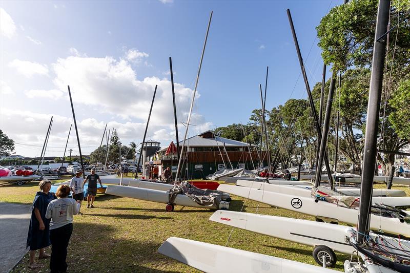 Combined Int. A-class and Int. Tornado Nationals - Milford Cruising Club - February 2025 - photo © Justin Mitchell www.justinmitchell.co.nz - Instagram: @jl_mitchell_