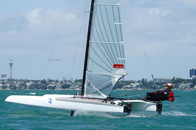 A - class - Combined Int. A-class and Int. Tornado Nationals - Milford Cruising Club - February 2025 - photo © Justin Mitchell www.justinmitchell.co.nz - Instagram: @jl_mitchell_