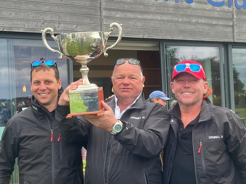 Ajax Nationals at Harwich: Josh Richardson, Mark Ingram and Richard Merriweather, winners of the Gimpel Trophy - photo © Linda Ingram