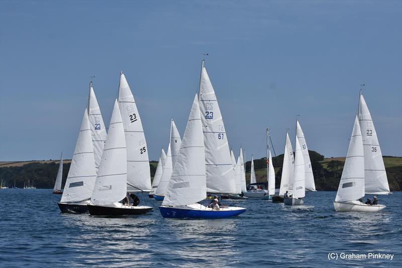 Ajax Class at Falmouth Week 2024 photo copyright Graham Pinkney taken at Royal Cornwall Yacht Club and featuring the Ajax class