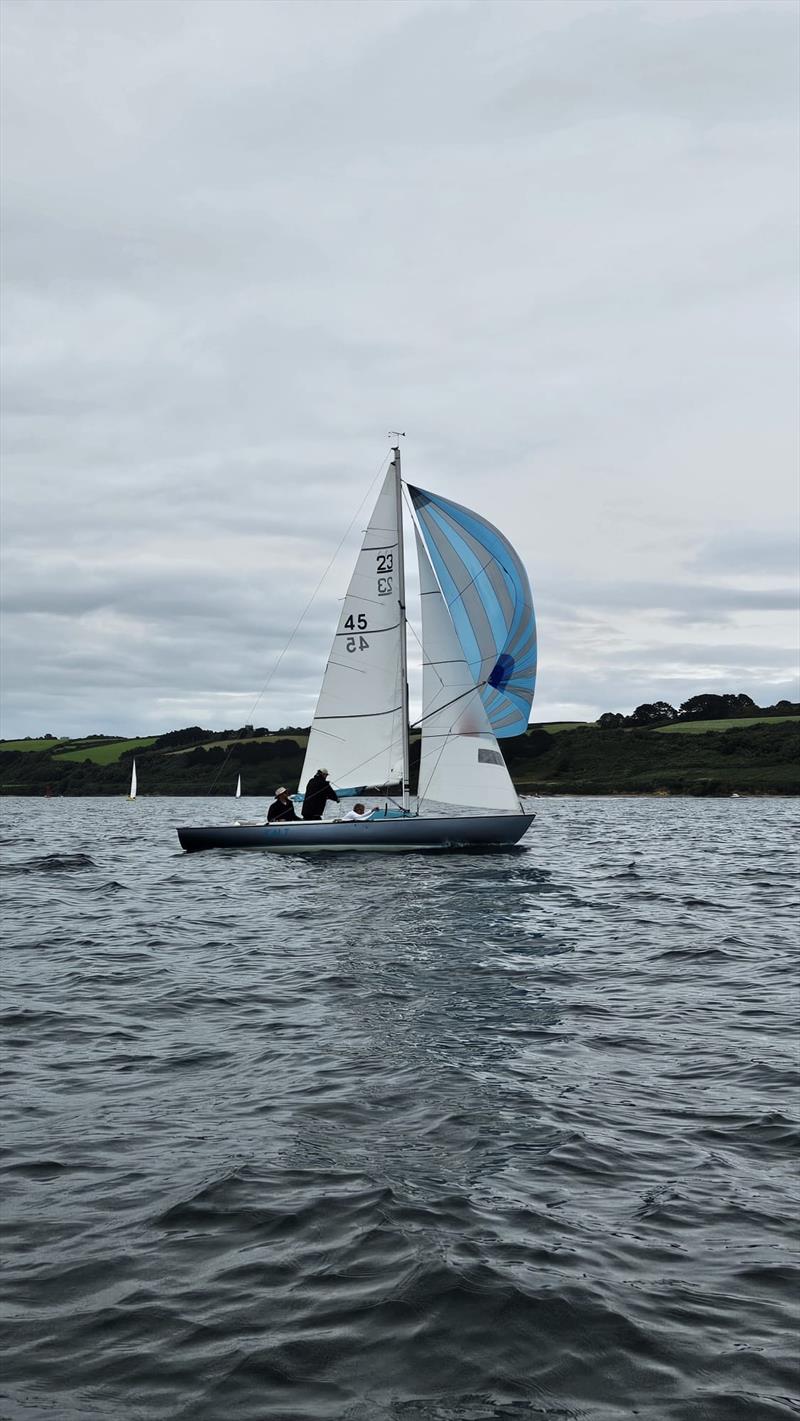 Ajax Class at Falmouth Week 2024 photo copyright Dan Teubert, Jenna, Abi Rickard taken at Royal Cornwall Yacht Club and featuring the Ajax class