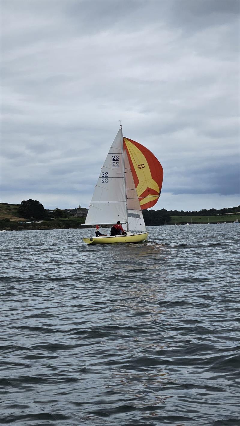 Ajax Class at Falmouth Week 2024 photo copyright Dan Teubert, Jenna, Abi Rickard taken at Royal Cornwall Yacht Club and featuring the Ajax class