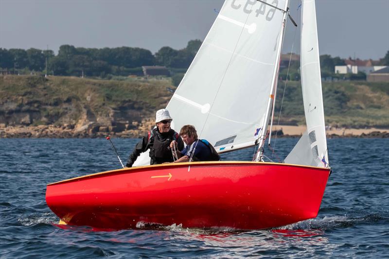 Michael McNamara and Colin Gardiner, third overall - Albacore UK National and European Championships 2024 photo copyright Tim Olin / www.olinphoto.co.uk taken at Tynemouth Sailing Club and featuring the Albacore class