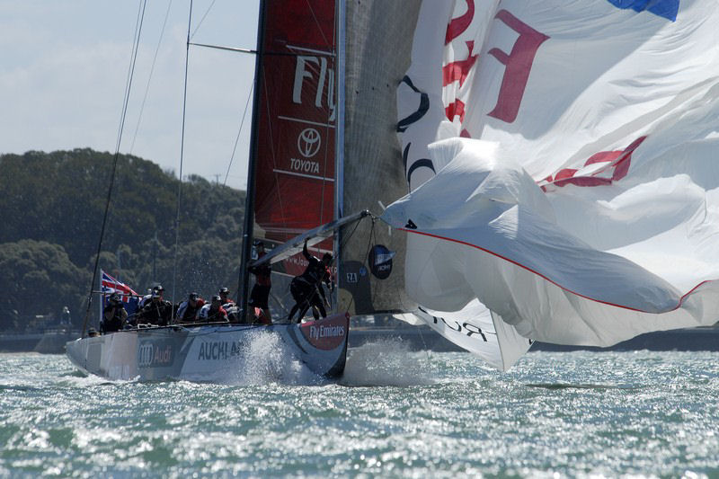 Louis Vuitton Trophy Auckland day 2 photo copyright Ian Roman / TEAMORIGIN taken at  and featuring the ACC class