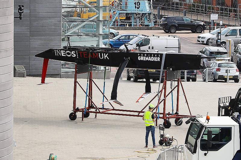 America's Cup: A look at the INEOS Team UK's AC75 test boat