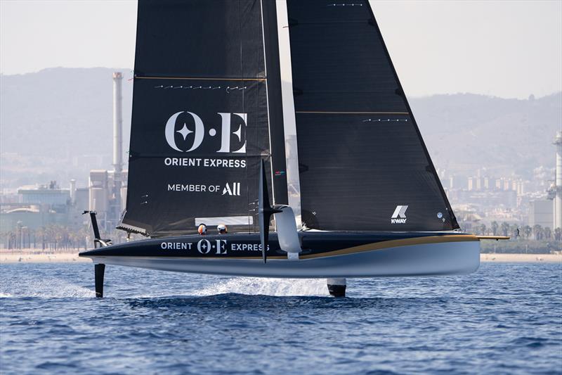 Orient Express Racing Team - America's Cup Barcelona, October 2023 - photo © Martin Keruzore OERT