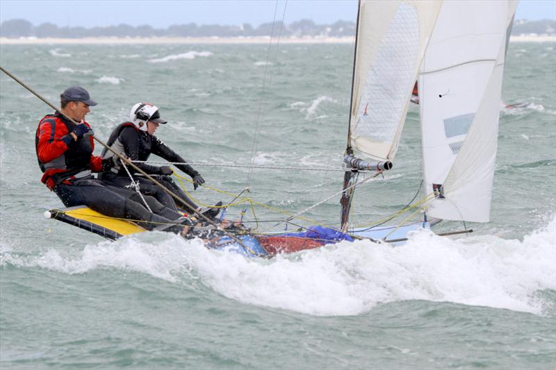 B14 worlds day 5 photo copyright Tom Gruitt / www.fotoboat.com taken at Yacht Club de Carnac and featuring the B14 class