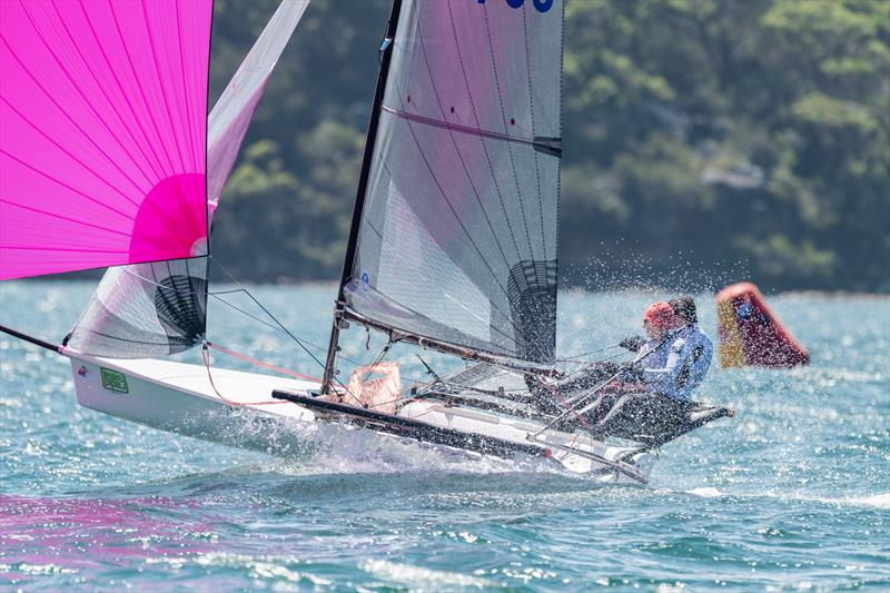 B14 Worlds 2025 on Sydney Harbour Day 1 photo copyright Andrew Lee / @aclee.photo taken at Woollahra Sailing Club and featuring the B14 class