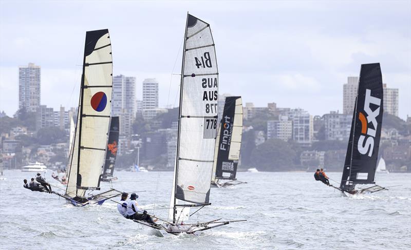 Harbour Marathon - League's 90th birthday photo copyright SailMedia taken at Australian 18 Footers League and featuring the B14 class